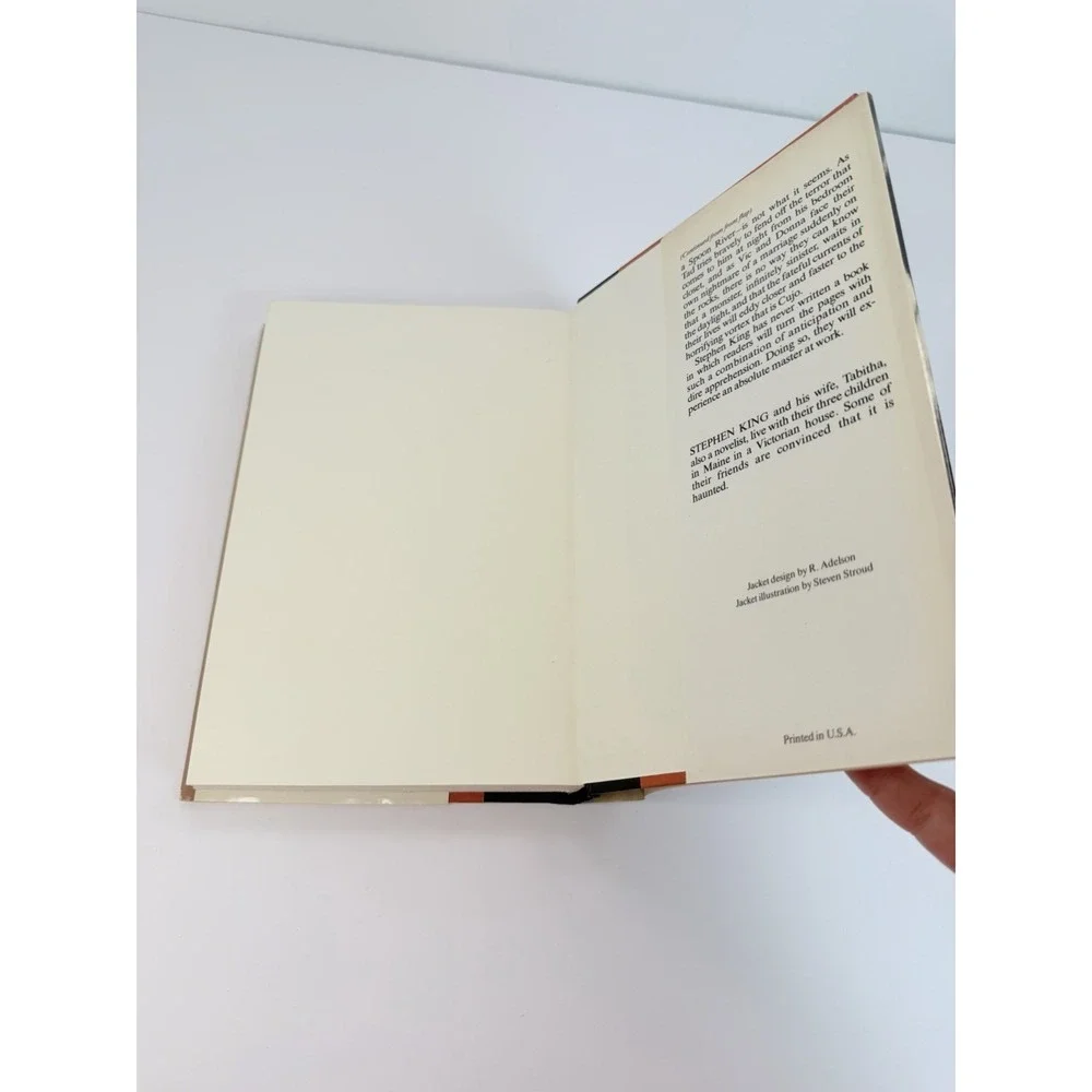 Stephen King Cujo 1981 Viking Hardcover Book Club Edition Dust Jacket Horror